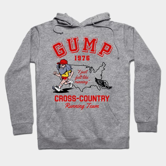 Team Gump Cross Country Team Hoodie by Three Meat Curry